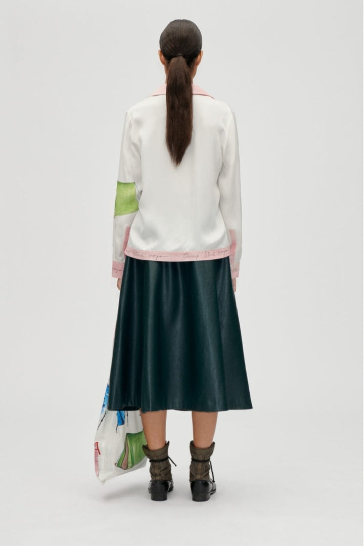 Stine Goya - 2263 Dry Viscose, Loose Long Sleeve Shirtsg-aw25-t096-2263 - Camp Stine Goya