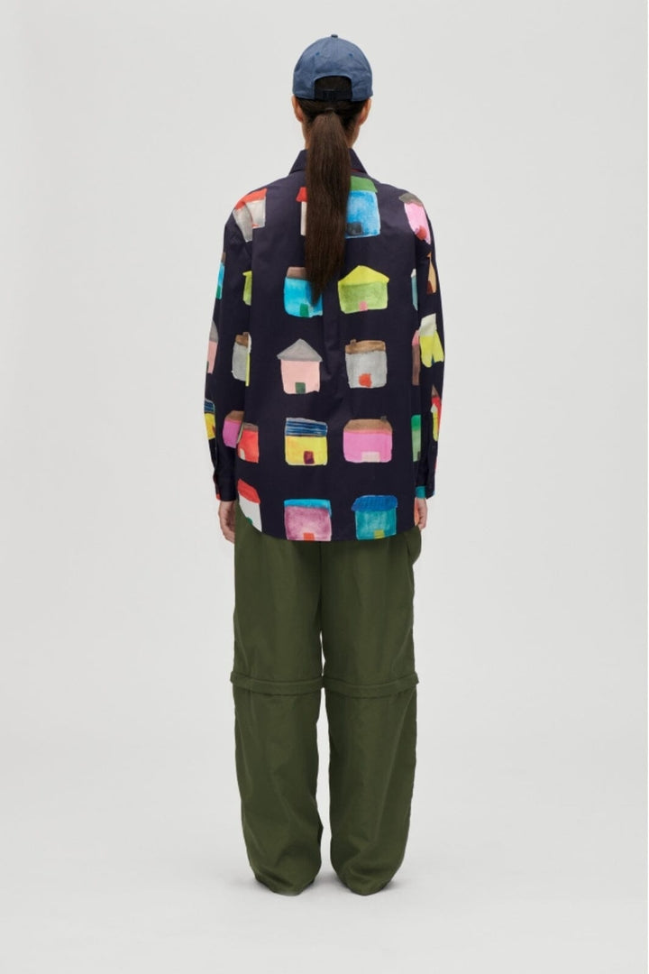 Stine Goya - 2340 Midweight Cotton, Pocket Oversized Shirtsg-aw25-t098-2340 - Refugios