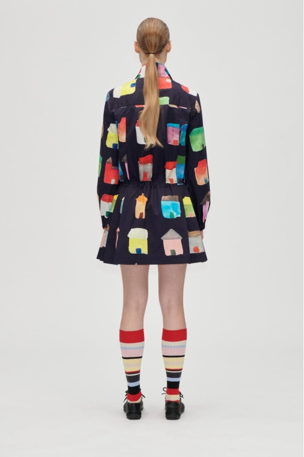 Stine Goya - 2340 Midweight Cotton, Pullover Parka Dresssg-aw25-d174-2340 - Refugios