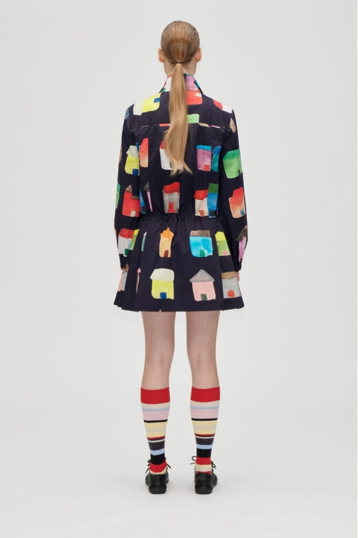 Stine Goya - 2340 Midweight Cotton, Pullover Parka Dresssg-aw25-d174-2340 - Refugios