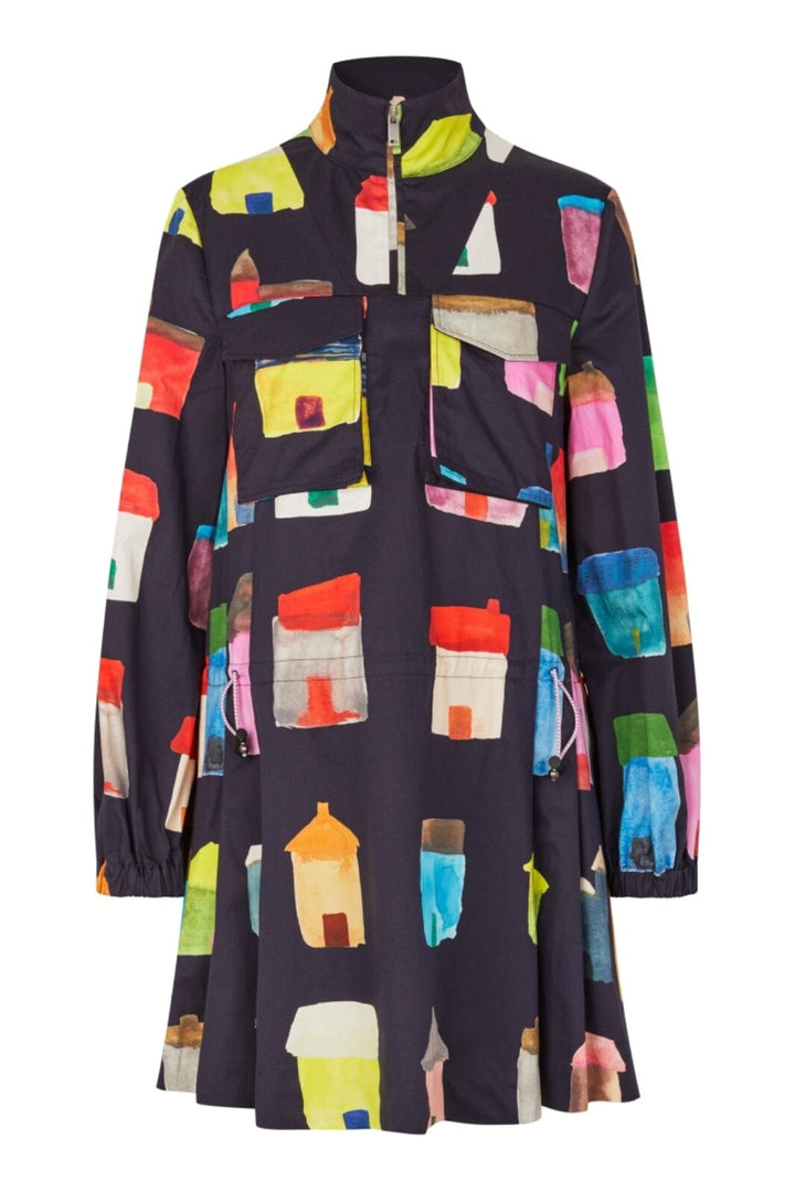 Stine Goya - 2340 Midweight Cotton, Pullover Parka Dresssg-aw25-d174-2340 - Refugios