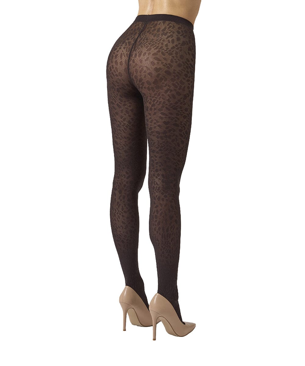 Wolford - Wdpantera Tights17658 - 4870 Dark Wood Strømpebukser