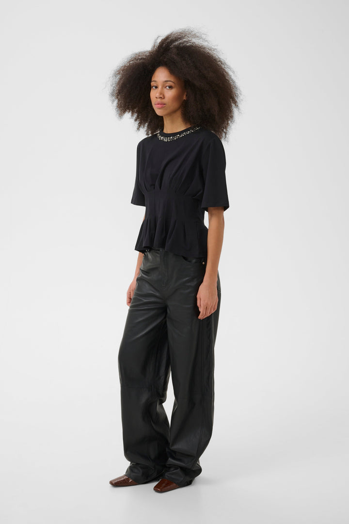 Gestuz - Gzinez Deco Tee 10911653 - 100017 - Black