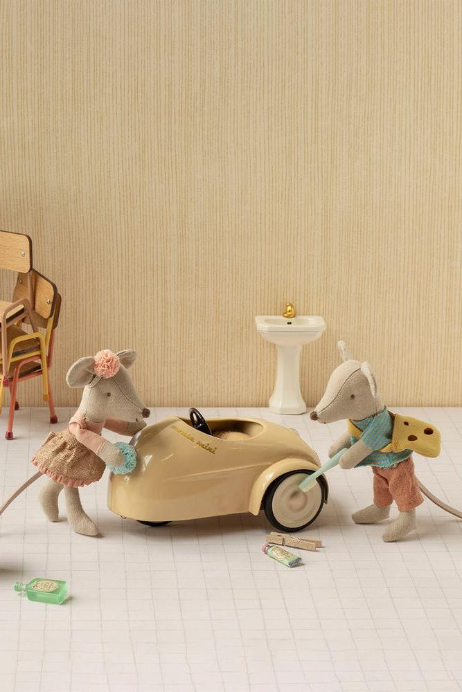 Maileg - Bil, Mus - Beige - 11-6107-00