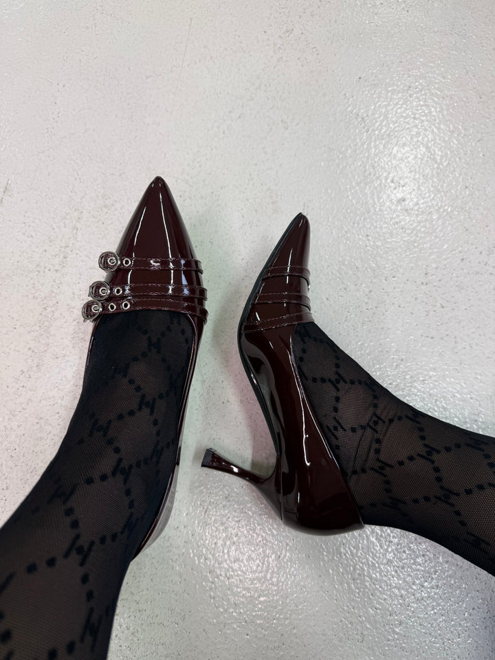 Bloom - Bellflowerstiletto - Dark Maroon