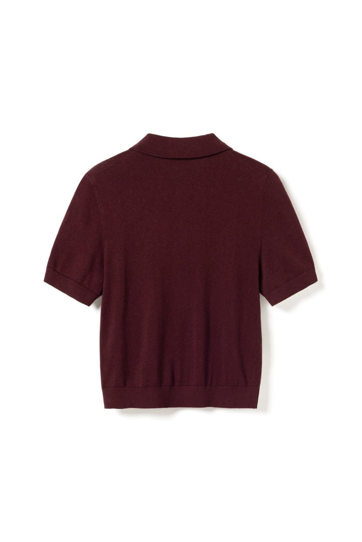 Noella - N-Maxine Ss Knit 14990003 - 150 - Burgundy