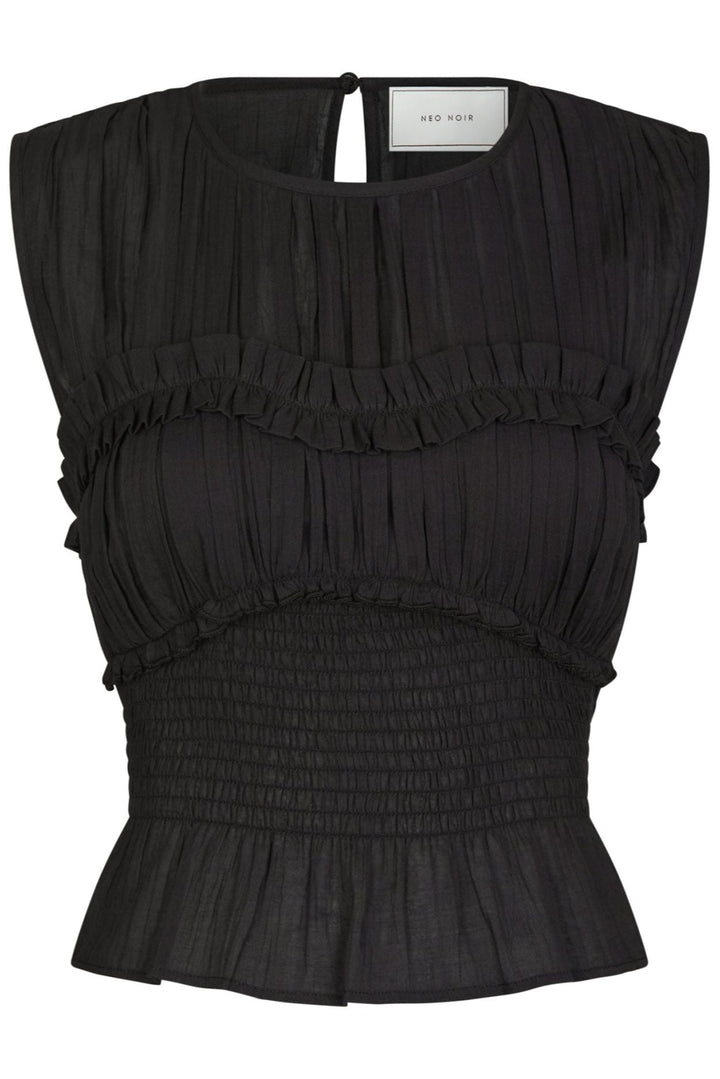 Précommande - Neo Noir - Tiril S Voile Top 166128 - 676 - Dark Brown