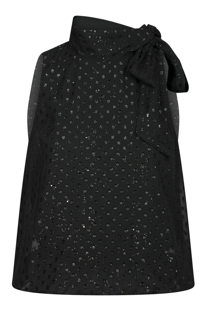 Neo Noir - Veda Glitz Dot Top 171181 - 100 - Black