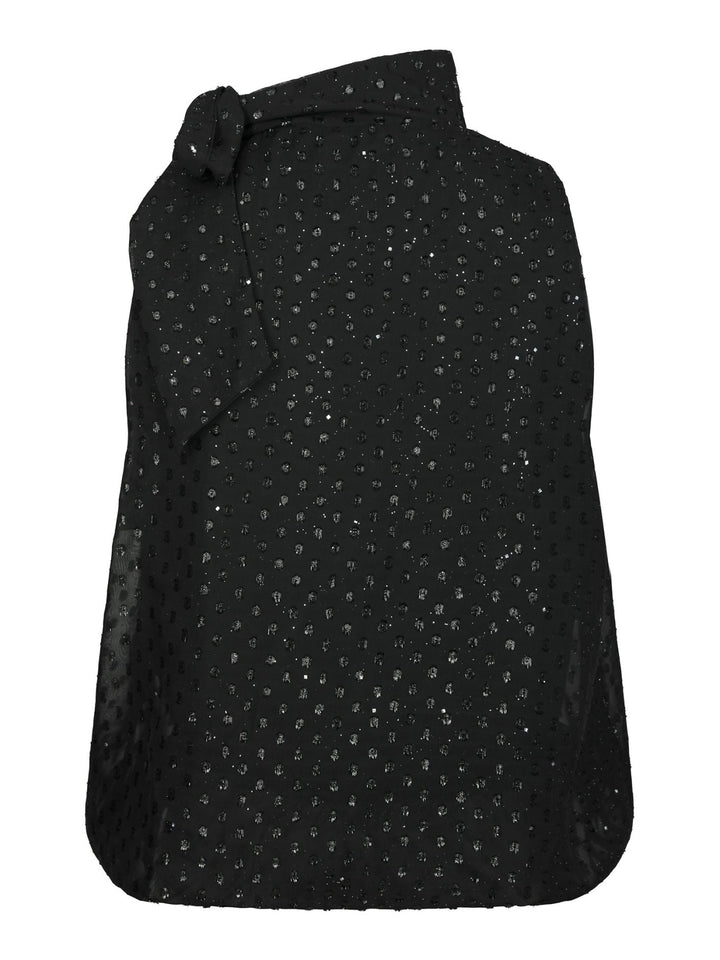 Neo Noir - Veda Glitz Dot Top 171181 - 100 - Black