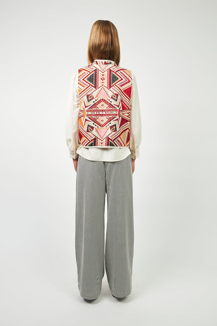 Lollys Laundry - Cairoll Vest Sl25530-1026 - 30 30 Red