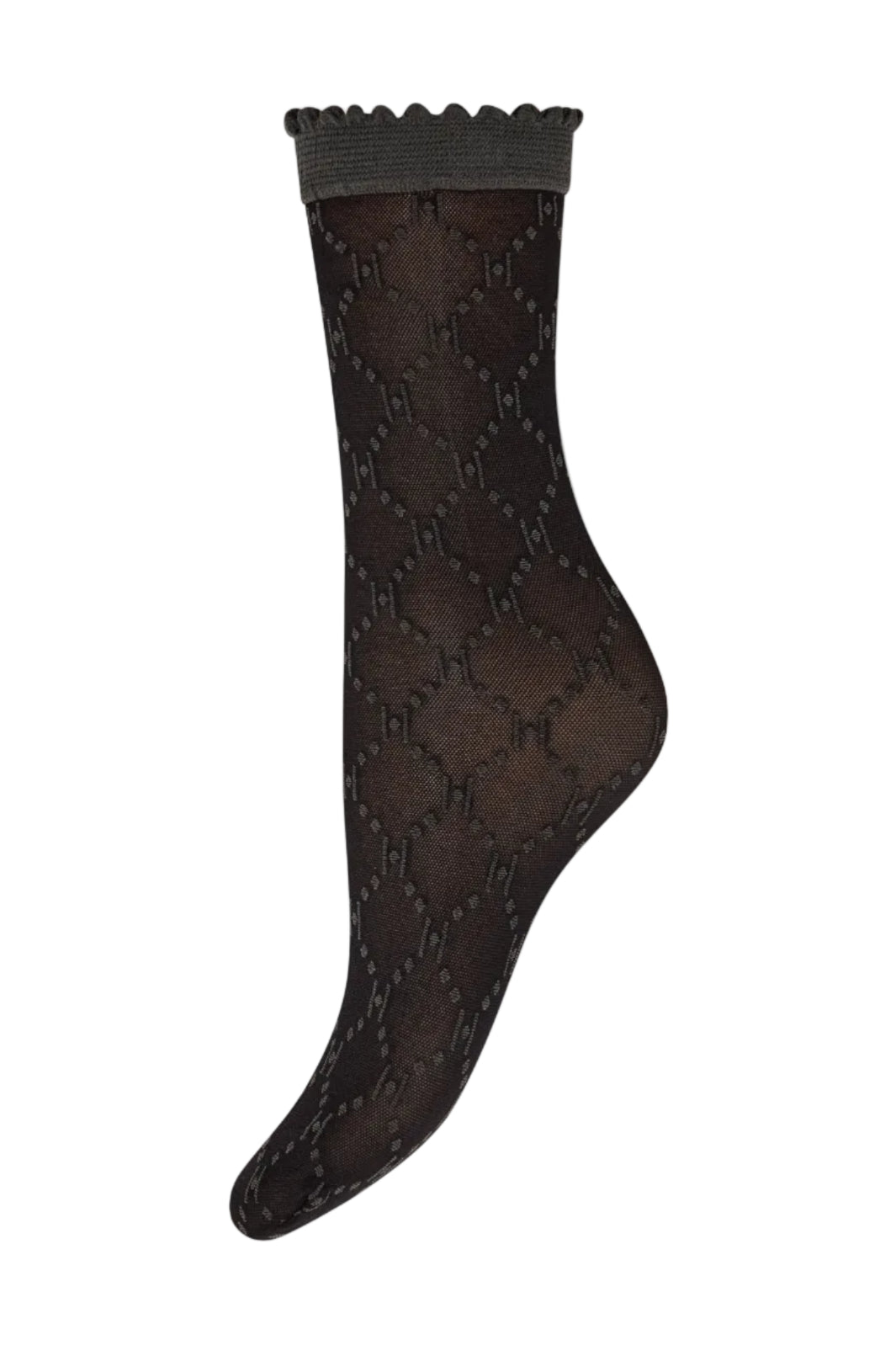 Hype The Detail - Socks Logo 25Den 21113-7501 - 1140 - Black