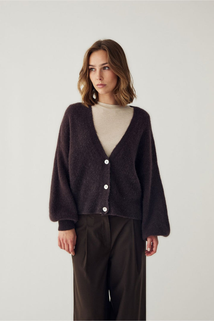 Noella - N-Morene Knit Cardigan 16690002 - 674 - Chocolate