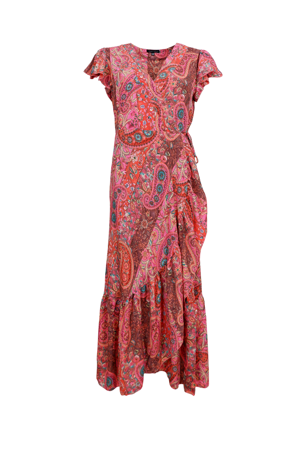 Black Colour - Bcluna Flared Wrap Dress 39151 - Scarlett Berry