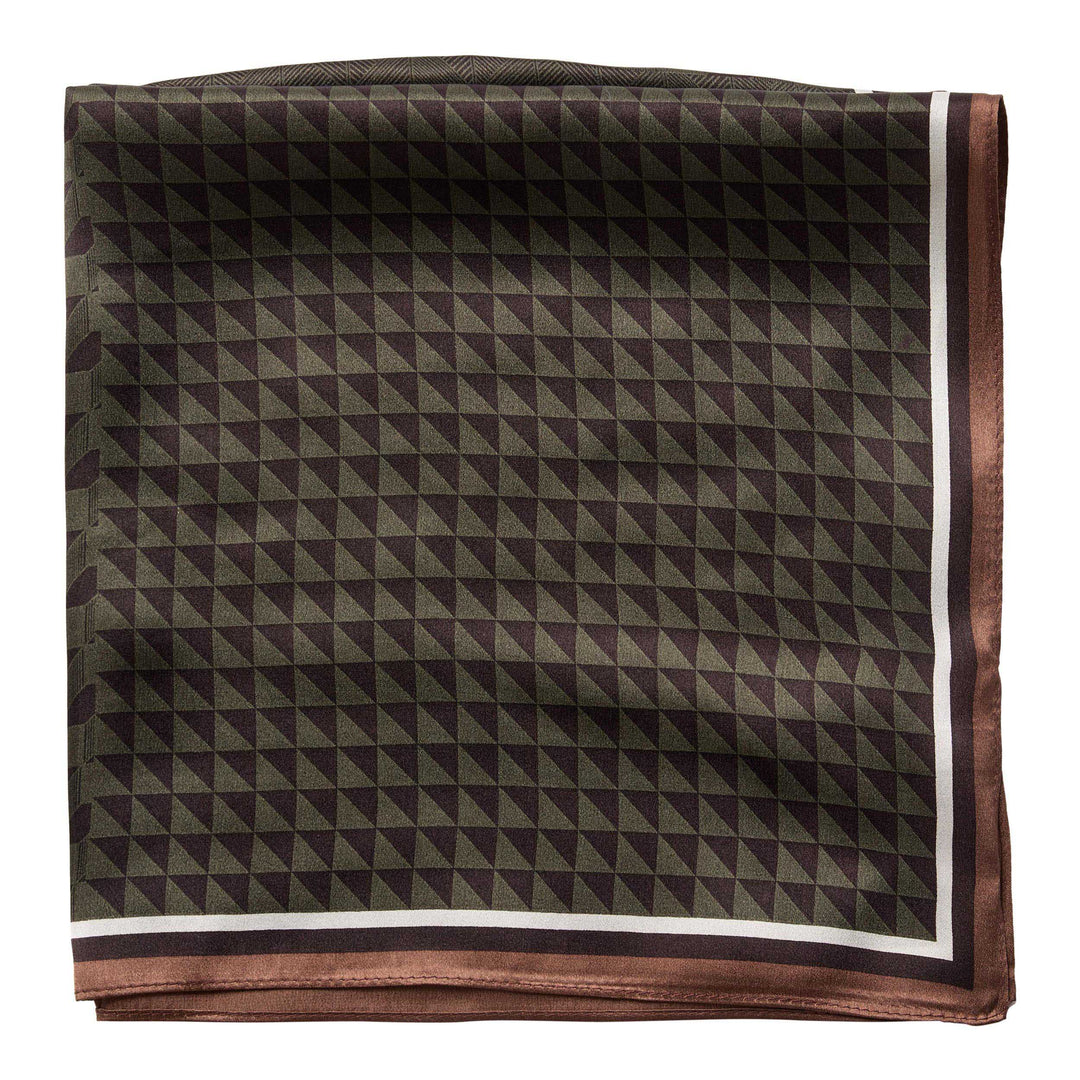 Co´Couture - Shilacc Silk Scarf 500250 - 20002 - Brown