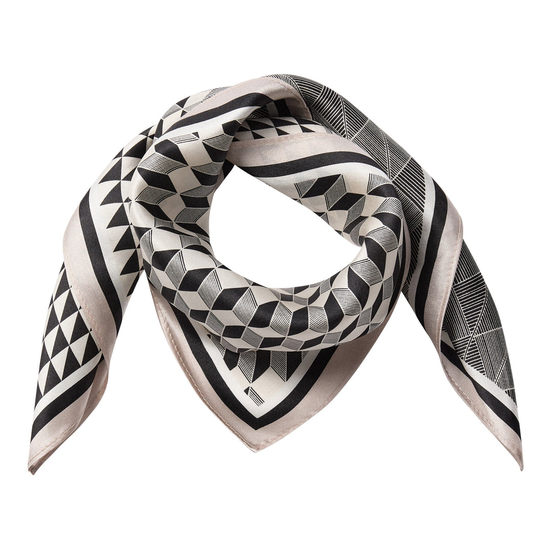 Co´Couture - Shilacc Silk Scarf 500250 - 20014 - Mink