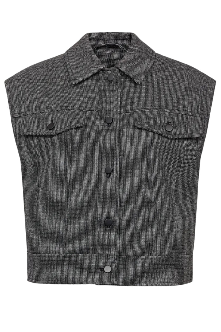 Nümph - Nuroki Vest  707477 - Dark Grey Melange