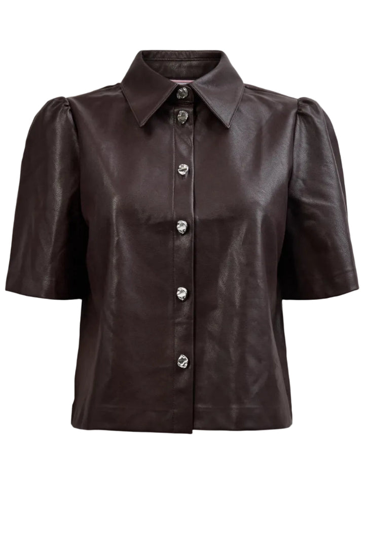 Nümph - Nucilli Pu Shirt  707561 - Chocolate Plum
