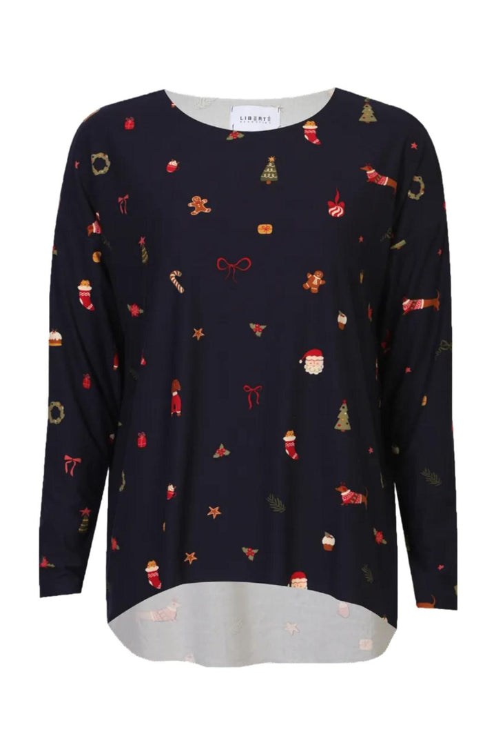 Liberte - Alma-Ls-Top 9504 - Dog Navy