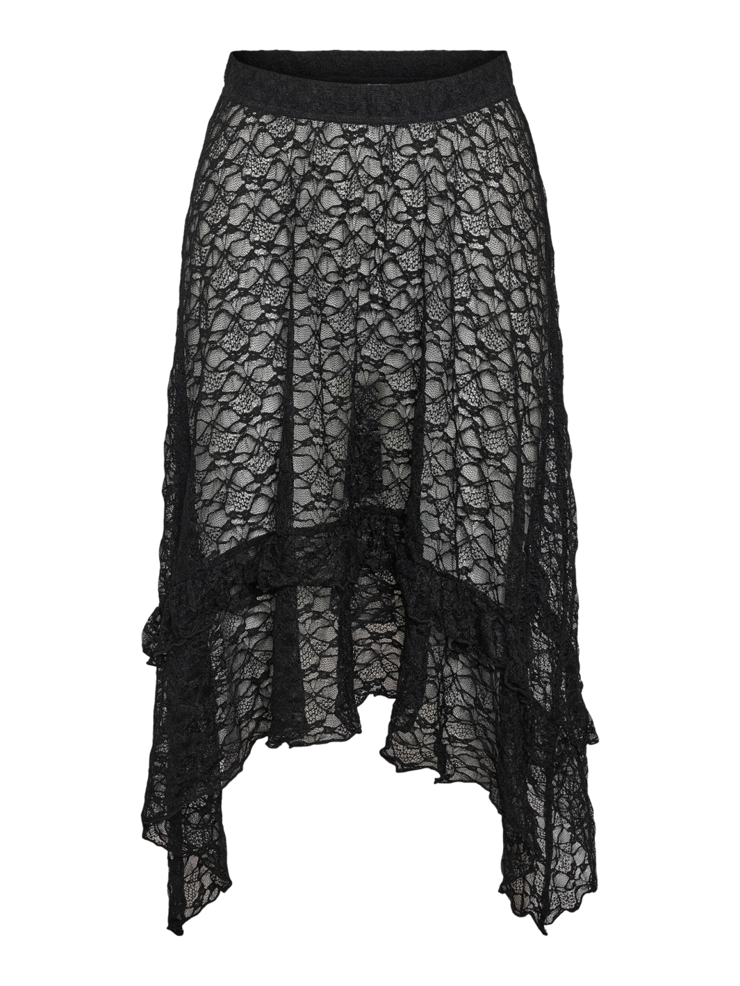 Noisy May - Nmlacey Nw Midi Skirt - 4845496 Black