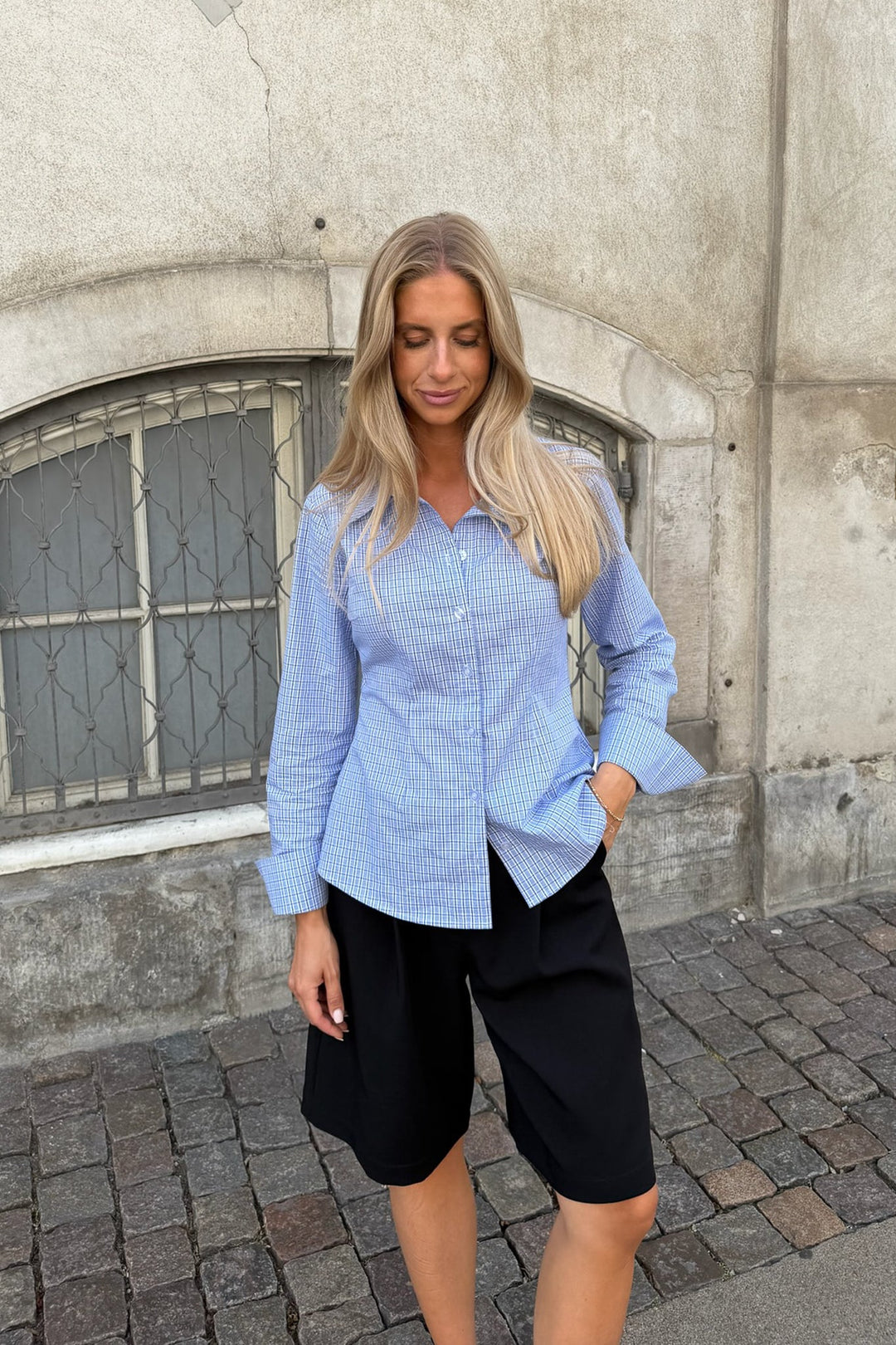 BYIC - Siljeic Shirt A25127 - Blue White Checks