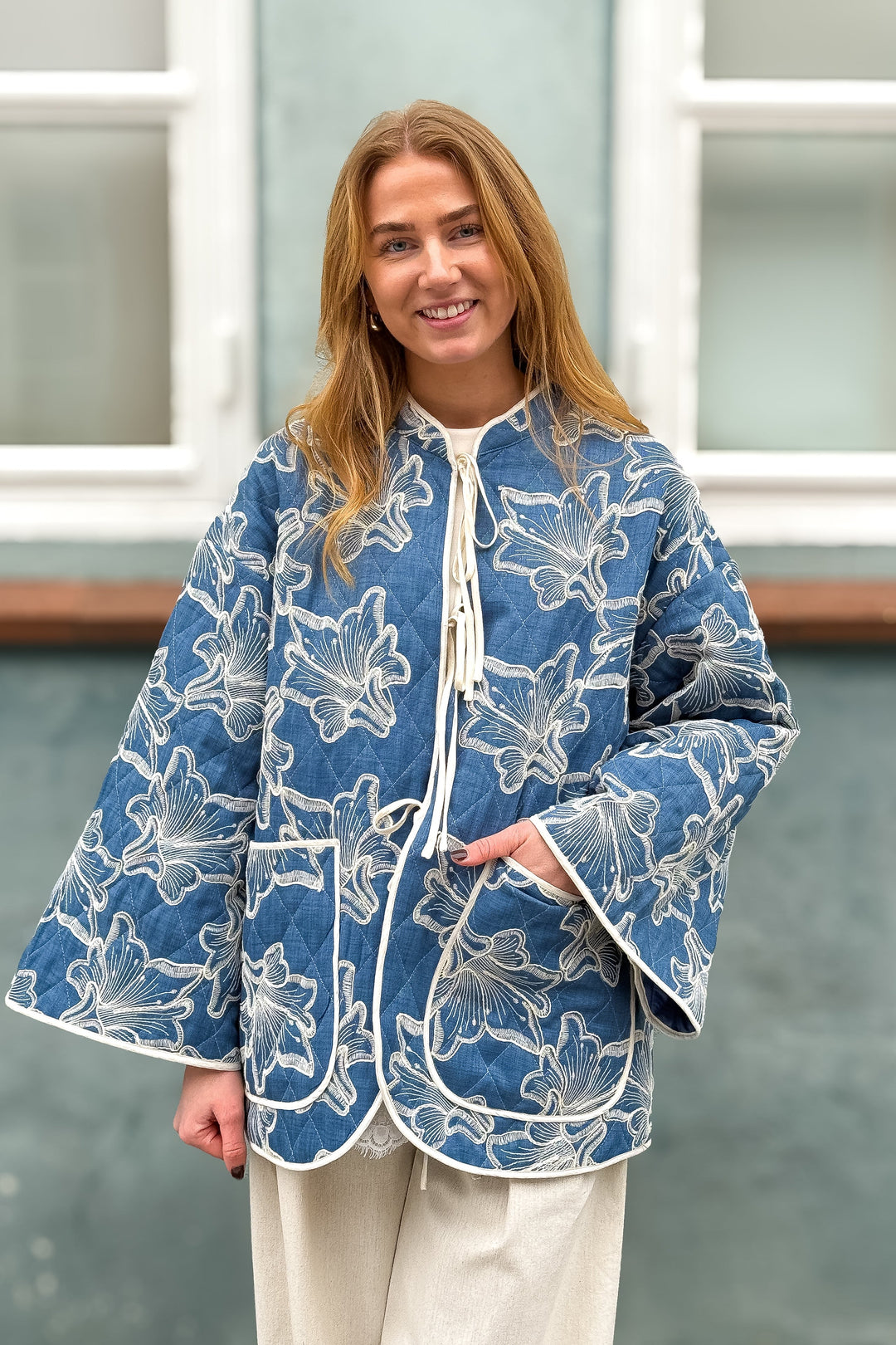 A-View - Severin Jacket AV8039 - 181 - Blue/Off White