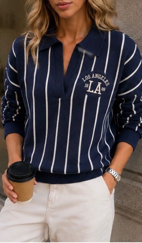 A-Bee - Evina Sweatshirt - Navy