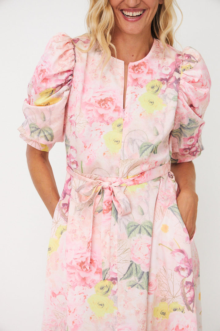 Cras - Kayla Maxi Dress C1619 - Floral Garden