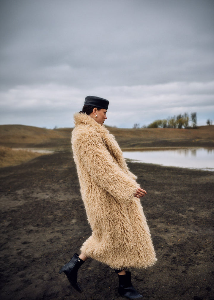 Copenhagen Muse - Cmfurly-coat 211406 - 9888 Jet Stream Mel,