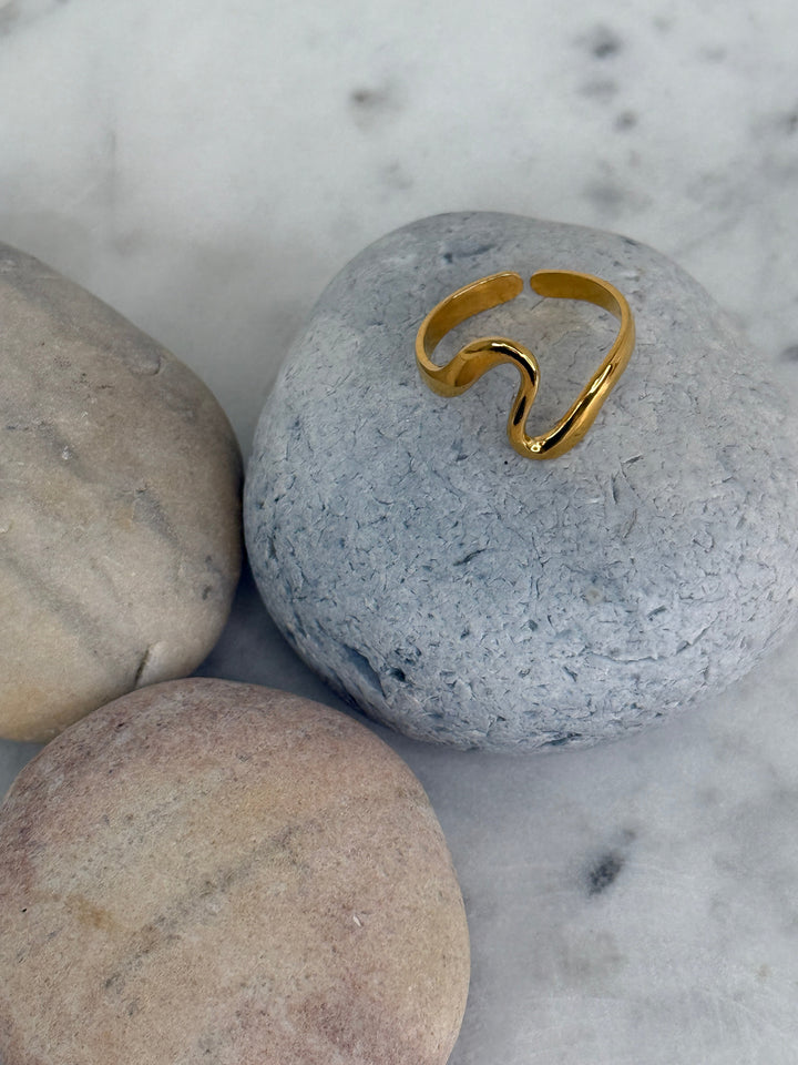 Mellow Moon - Lilja Ring - Forgyldt