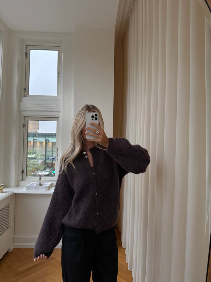 Noella - N-Kae Knit Cardigan 15950001 - 674 - Chocolate