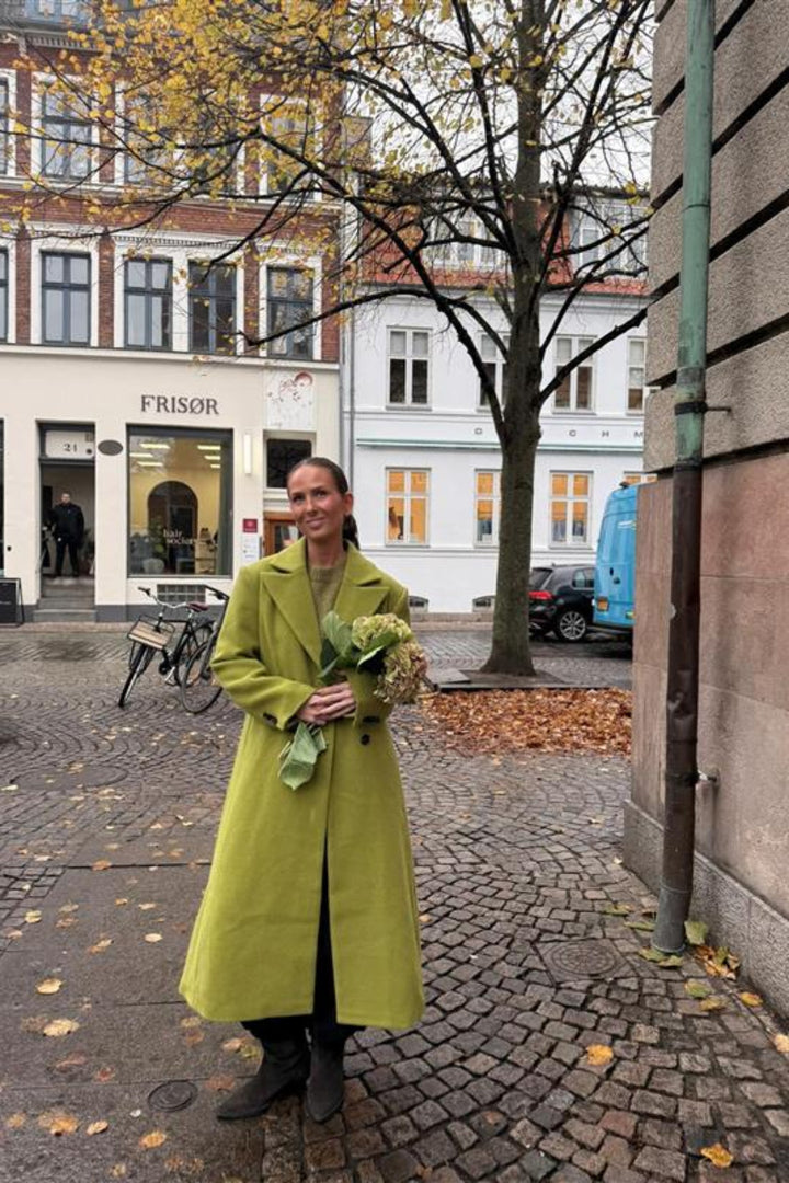 YAS - Yasroyla Ls Wool Blend Long Coat - 5099573 Cardamom Seed