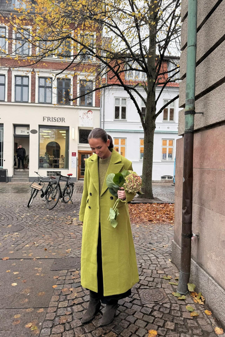 YAS - Yasroyla Ls Wool Blend Long Coat - 5099573 Cardamom Seed