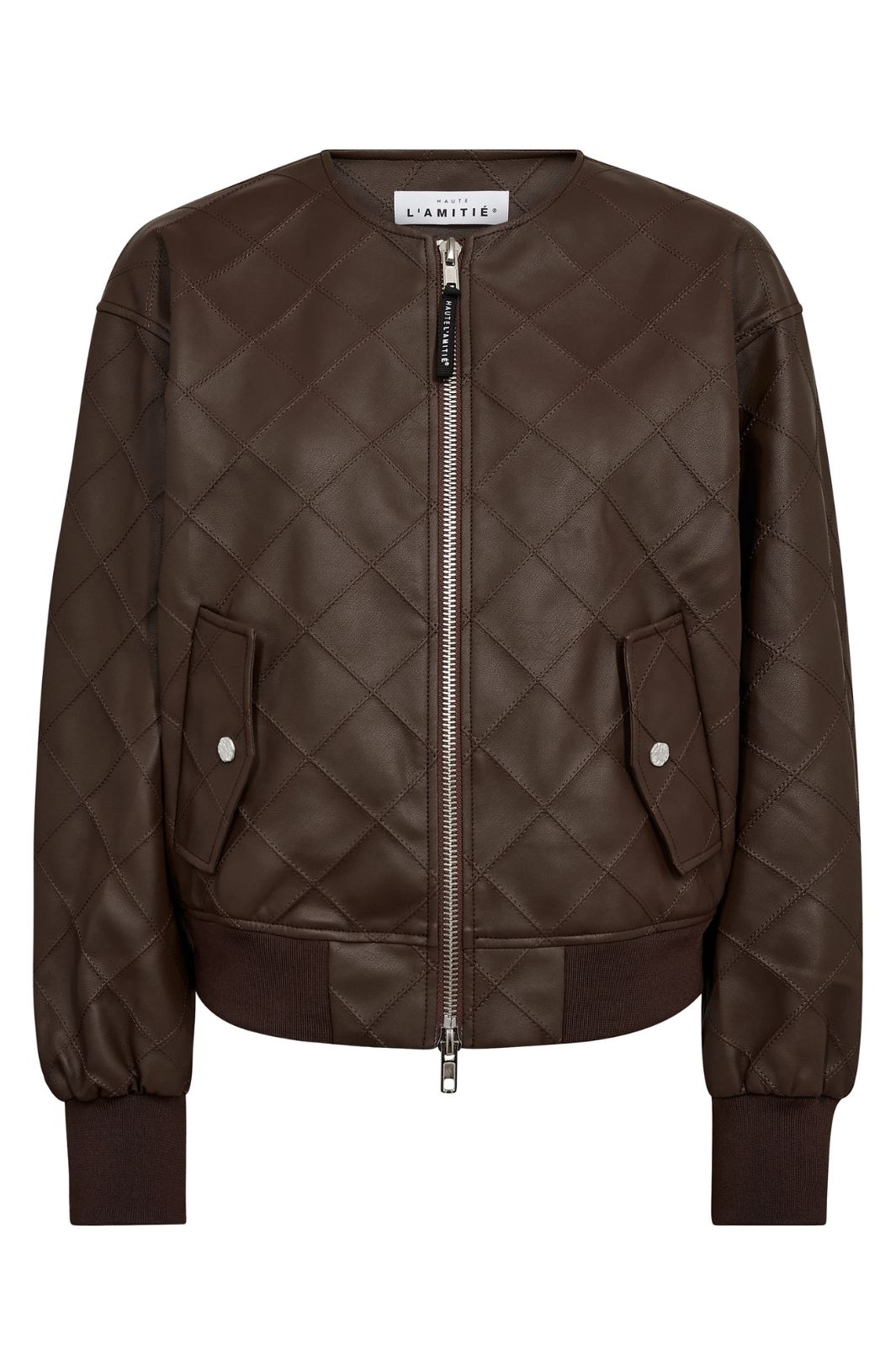 Haute L'Amitié - Quilt Pu Bomber HL10262 - Mocca