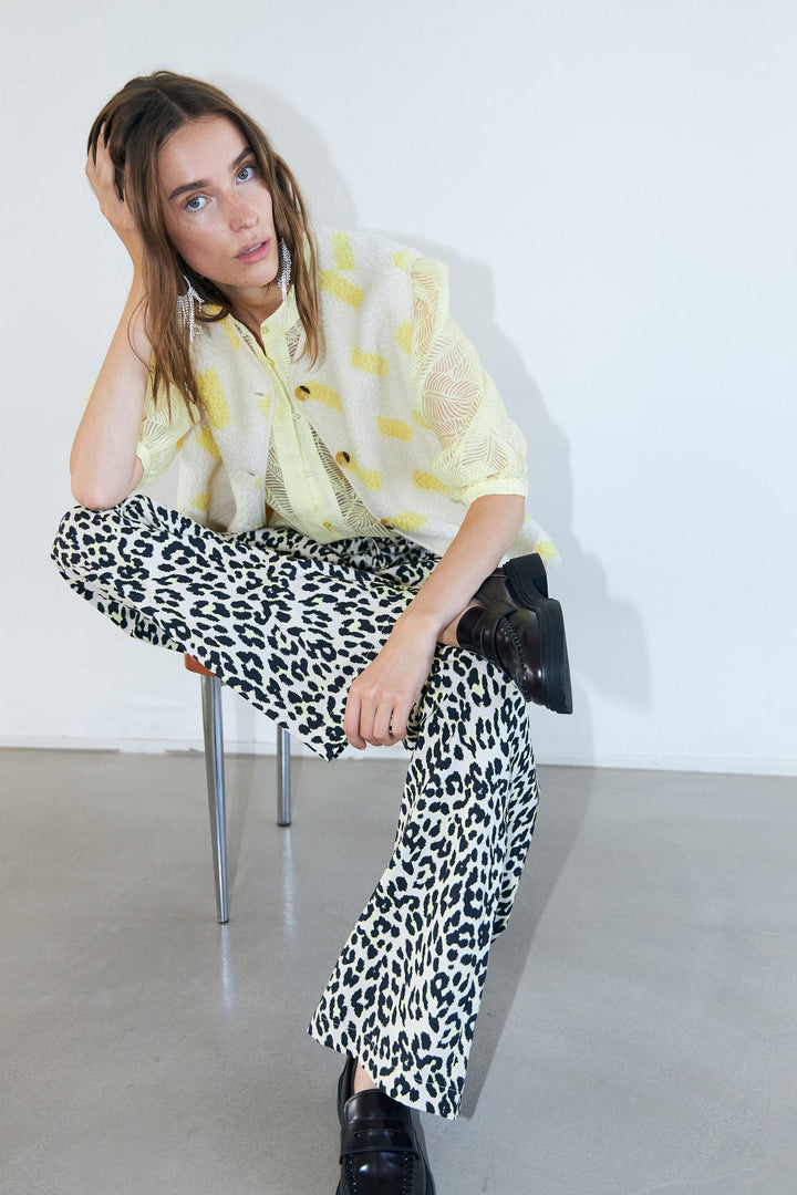 Lollys Laundry - Jacell Vest Sl26141-1001 - 93 Light Yellow