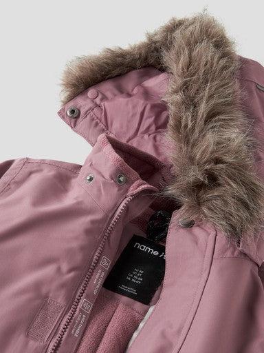 Name It - Nmnsnow10 Suit Solid - 4851626 Wistful Mauve