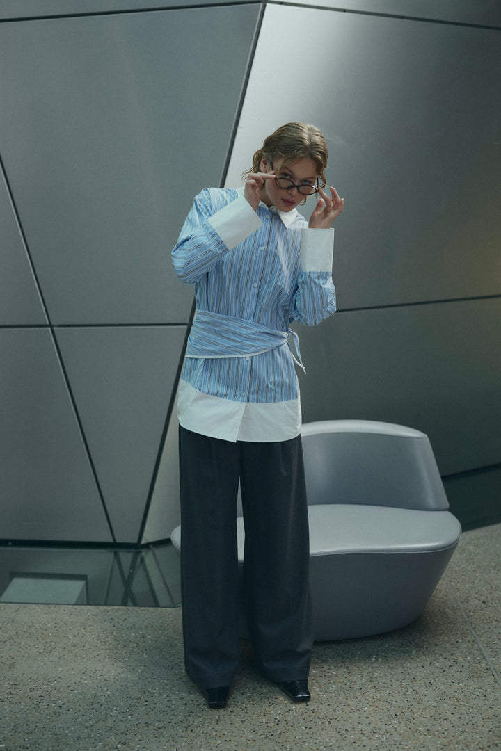 Noella - N-Marinelle Shirt 14300002 - 1398 - Coetta Blue Stripe