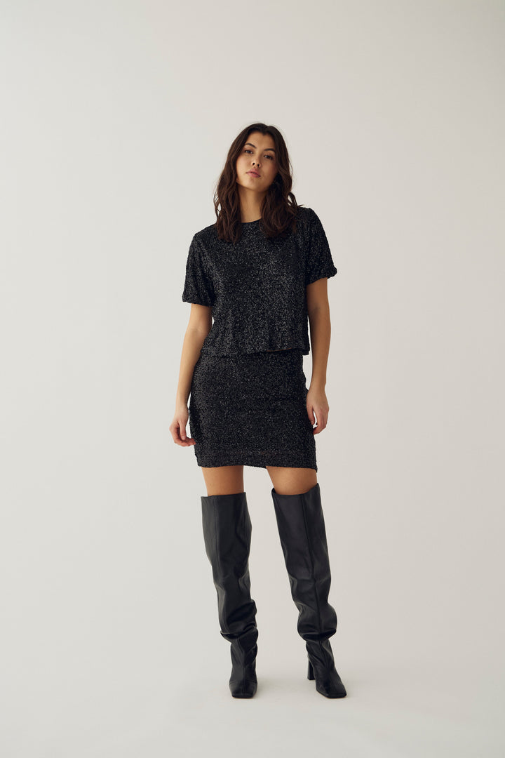 Noella - N-Mera Ss Top 11670009 - 004 - Black