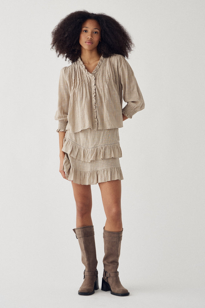 Noella - N-Marin Blouse 15710002 - 1454 - Grey Ivory