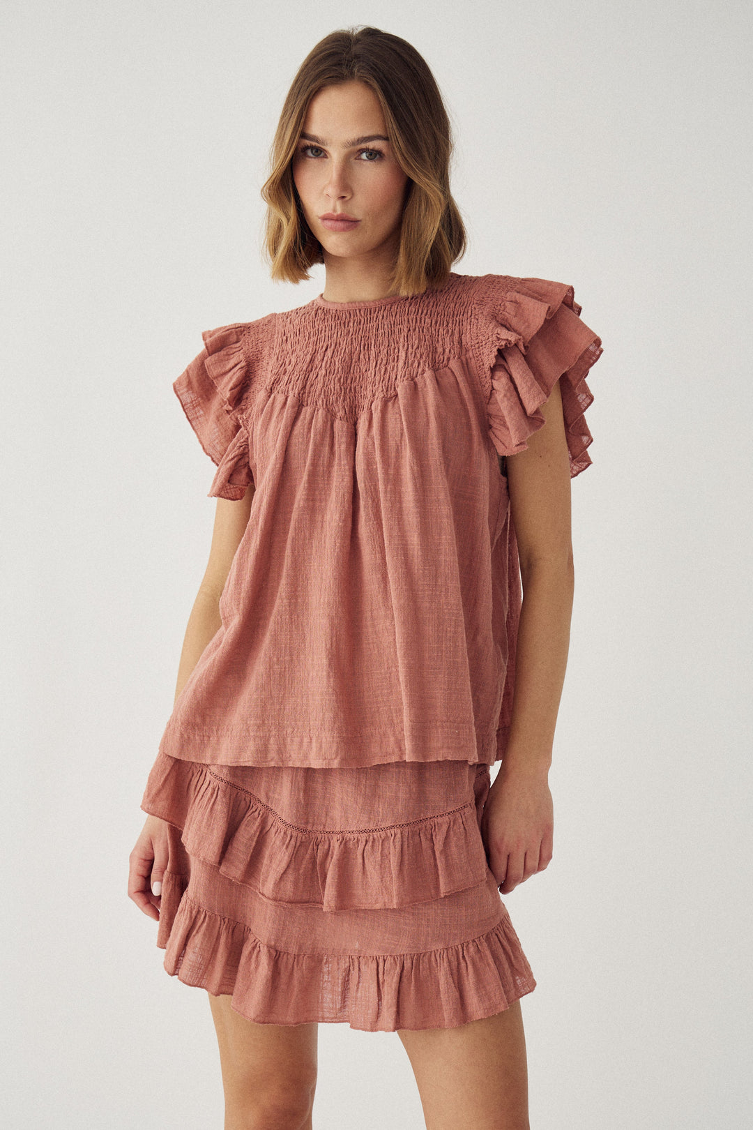 Noella - N-Maura Blouse 15710001 - 1455 - Red Clay