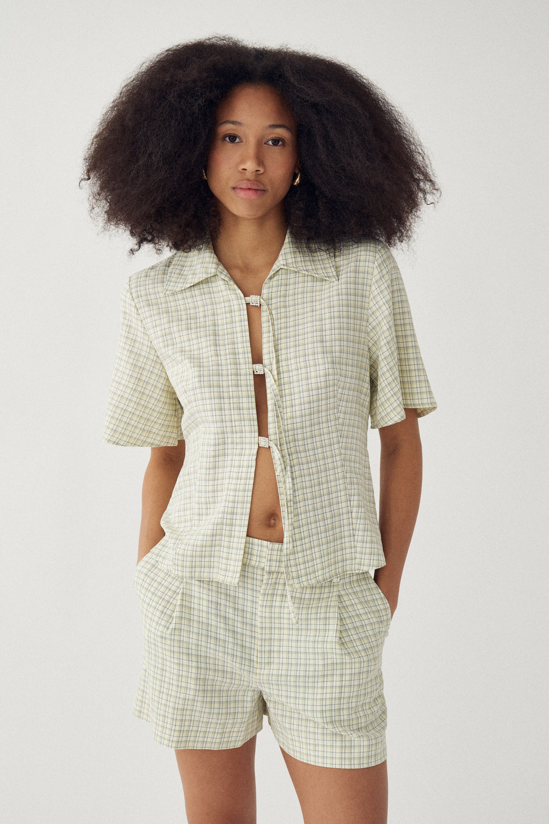 Noella - N-Miko Blouse 15610002 - 1459 - Denny Yellow Check