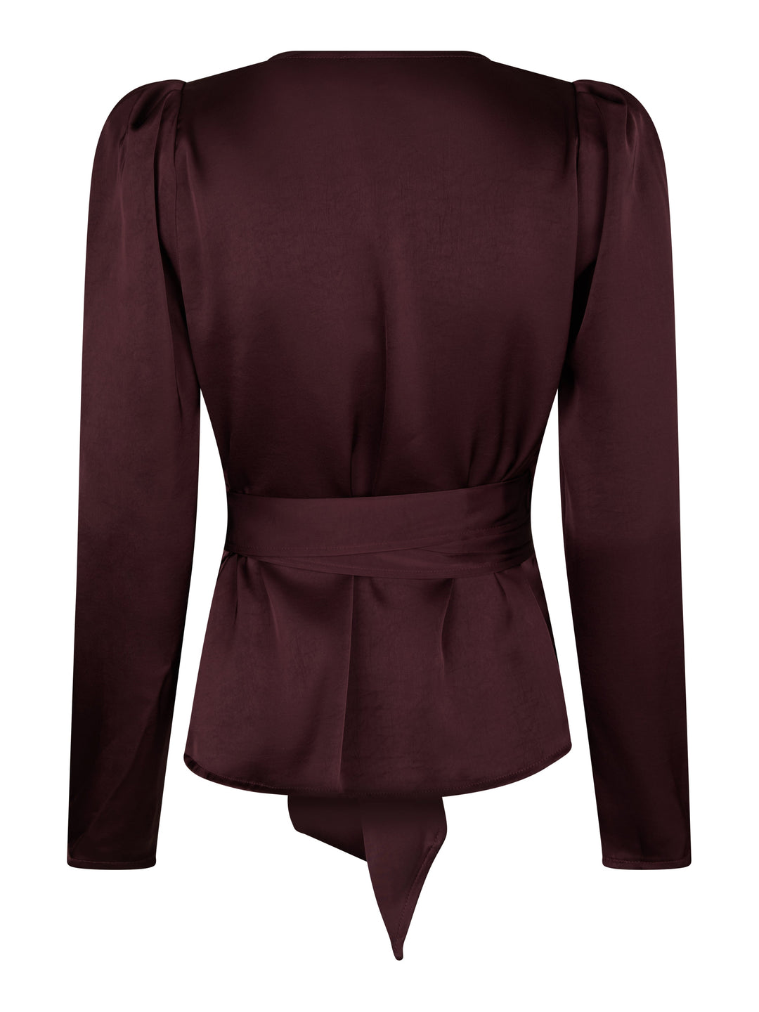 Valentin Studio - Josie Blouse Heavy Satin - Burgundy