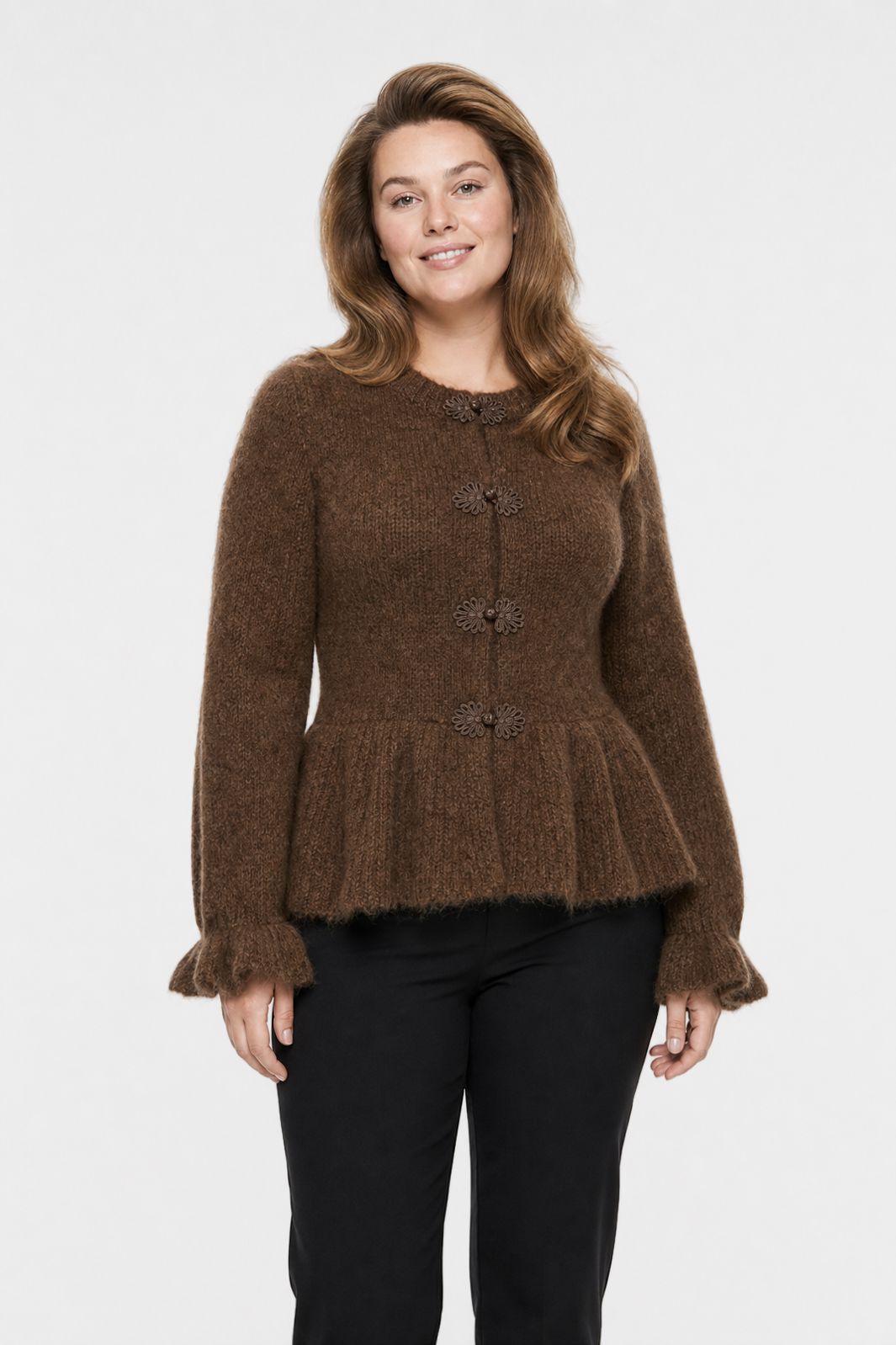 CE_IMG - A-Bee - Allegra Strik - Brun - Onesize
