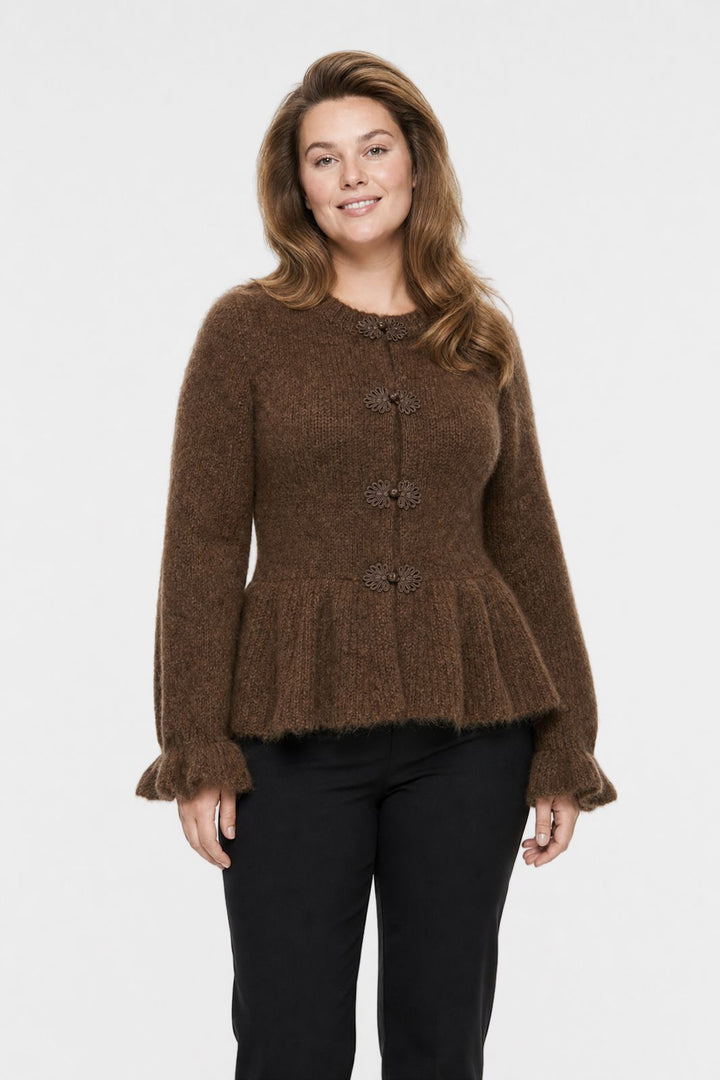 CE_IMG - A-Bee - Allegra Strik - Brun - Onesize