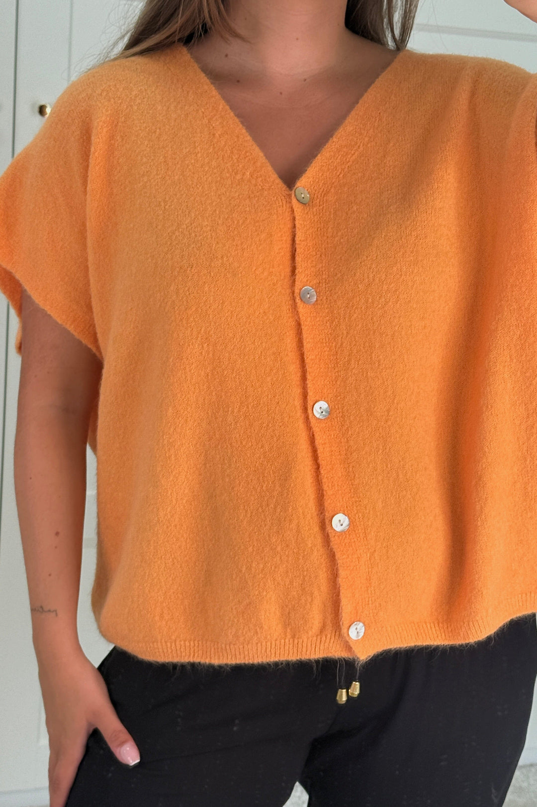 A-bee - Amanda Vest - Salmon Veste 