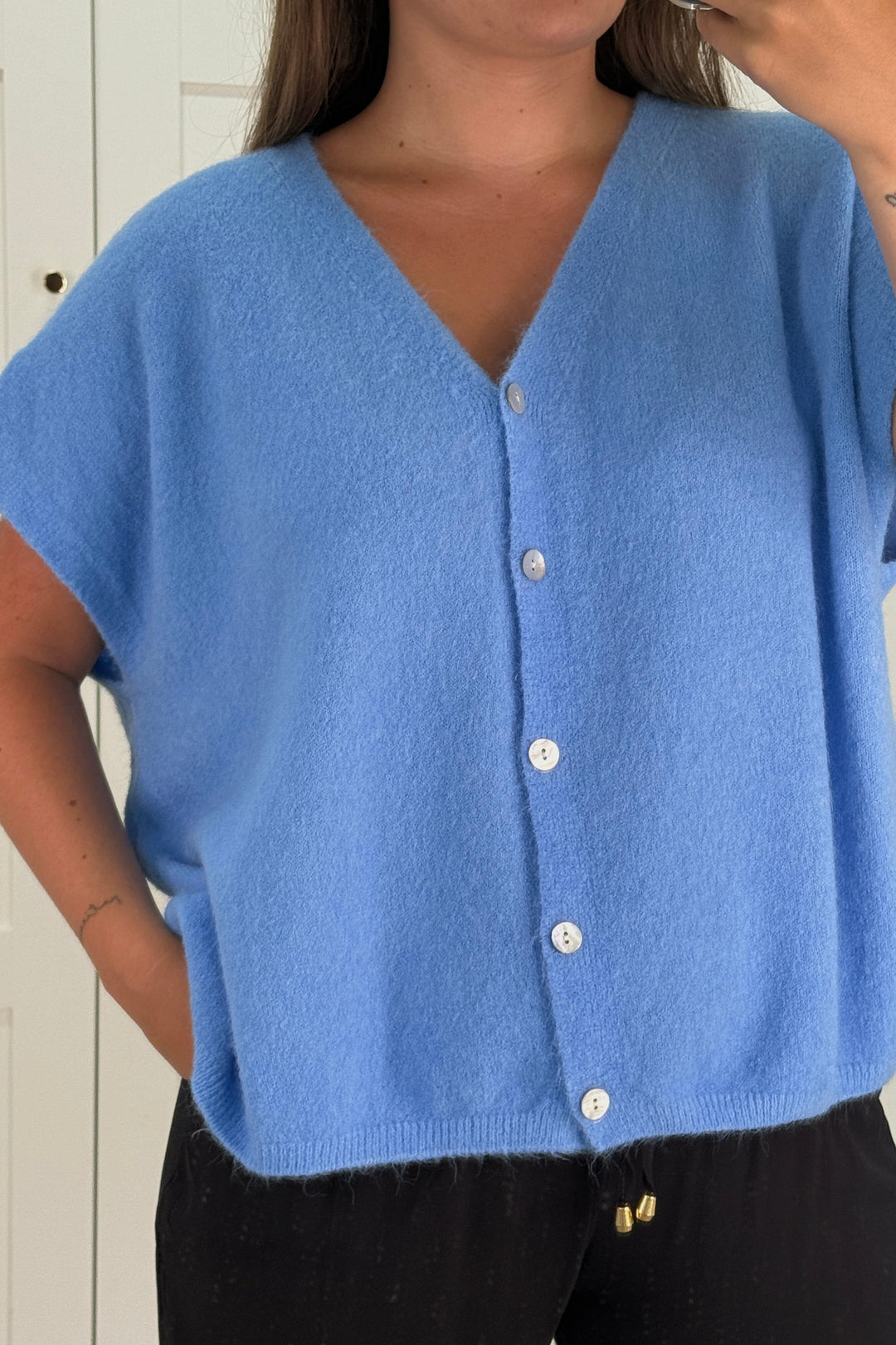 A-bee - Amanda Vest - Sky Blue Veste 
