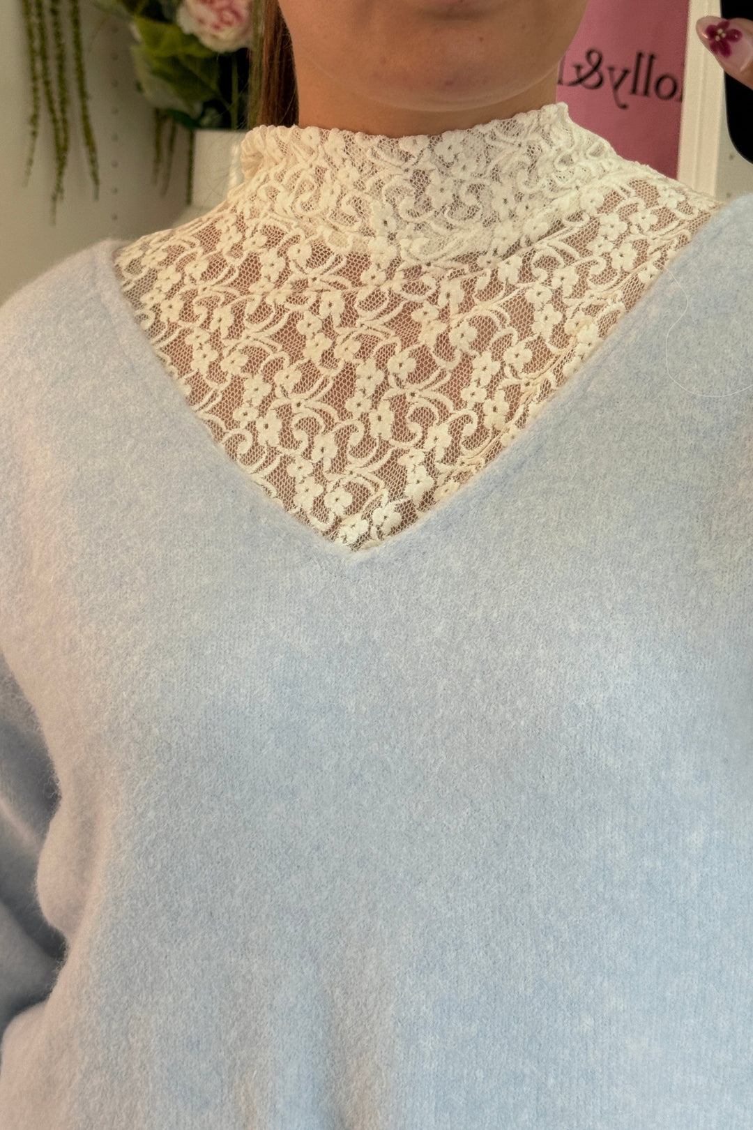 A-bee - Clarisse Striktrøjer - Sky Blue Strikbluser 