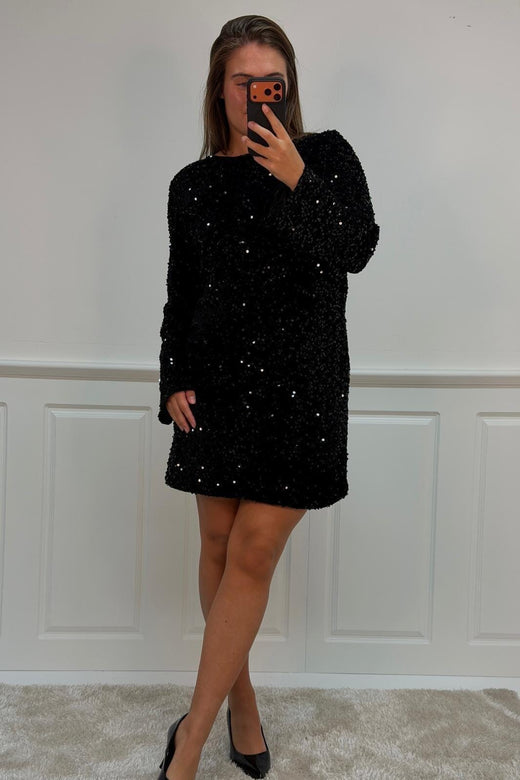 A-bee - Claudiadress - Black Kjoler 