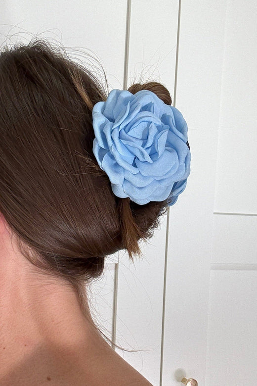 A-bee - Daisy Hairclip - Blue Hårelastikker 