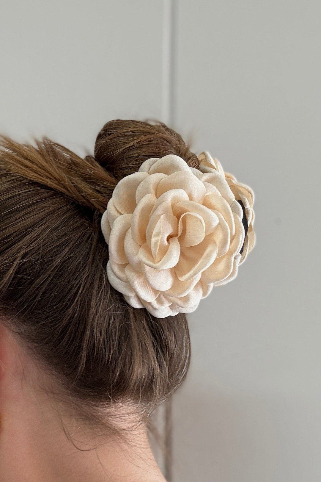 A-bee - Daisy Hårelastik - Beige Hårelastikker 