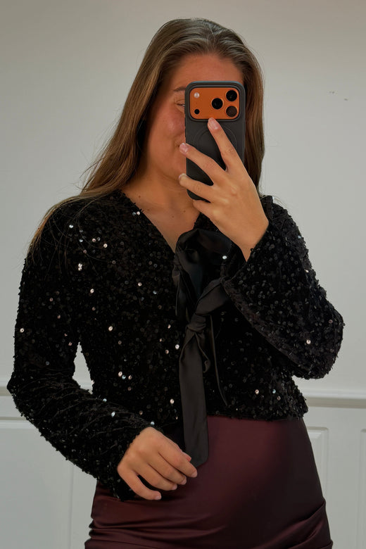 A-bee - Eddablouse - Black Bluser 